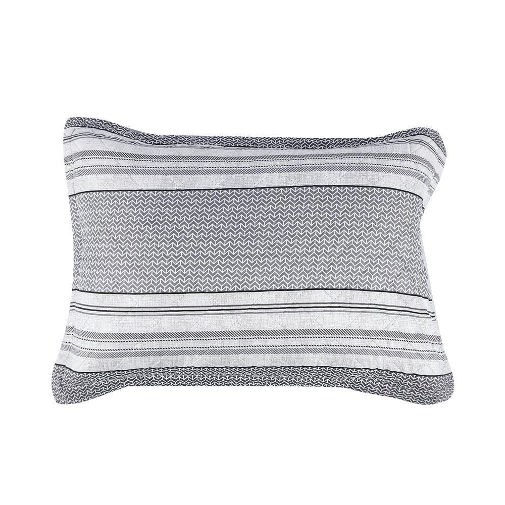 Kit Colcha Casal Versalhes Estampada Havan Casa 3 pçs - Cinza