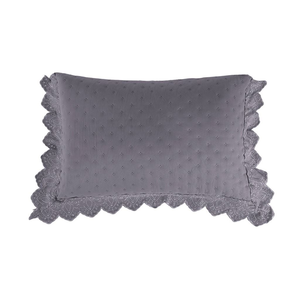 Kit Colcha King 3 Peças Imperial Havan Casa - Cinza