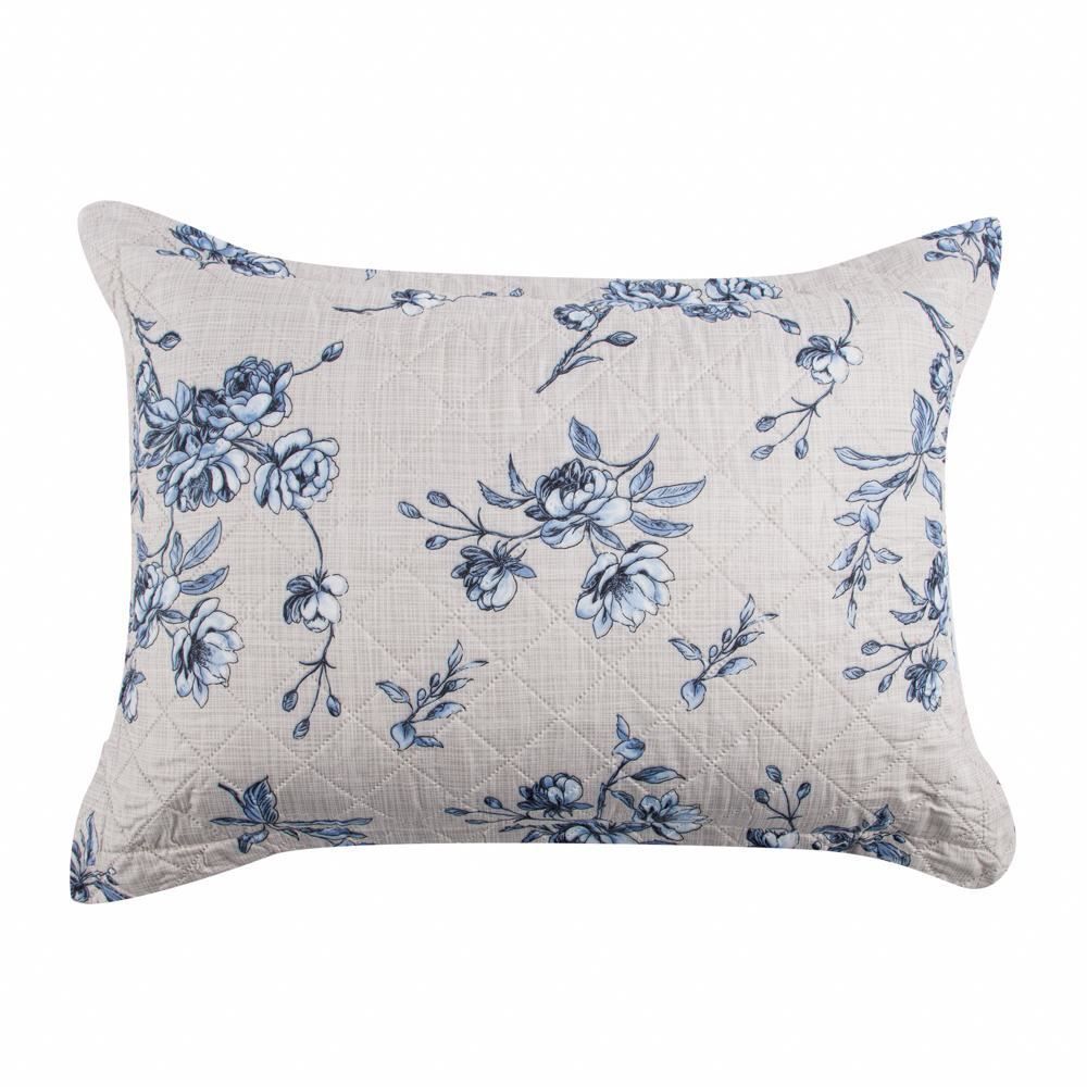 Kit Colcha King Estampada Versalhes 3 Peças Havan Casa - Arezzo Bege Floral