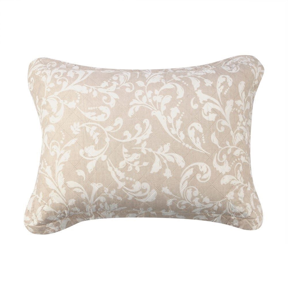 Kit Colcha King Estampada Versalhes Havan Casa 3 pçs - Ornamental Bege