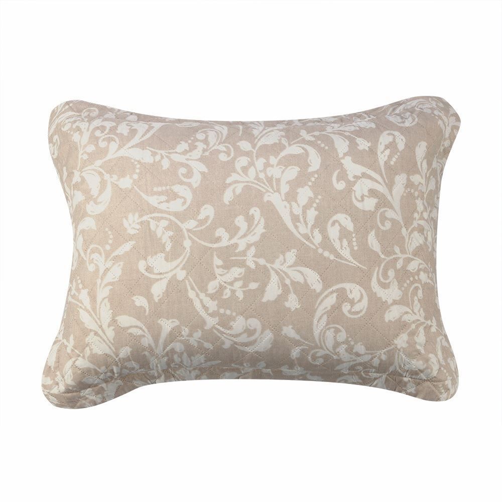 Kit Colcha King Estampada Versalhes Havan Casa 3 Peças - Ornamental Bege