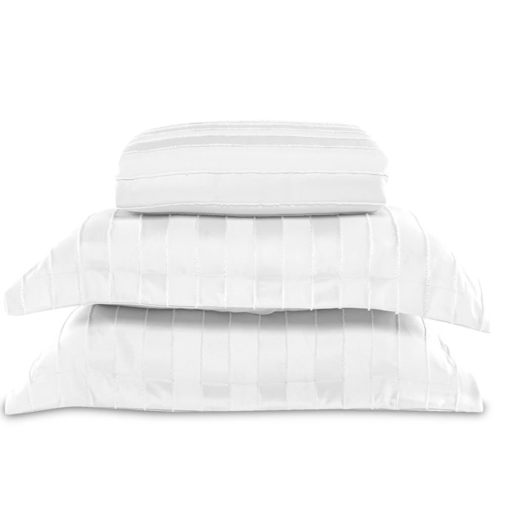 Kit Colcha King Lisa Premier Havan Casa 3 Pçs - Branco