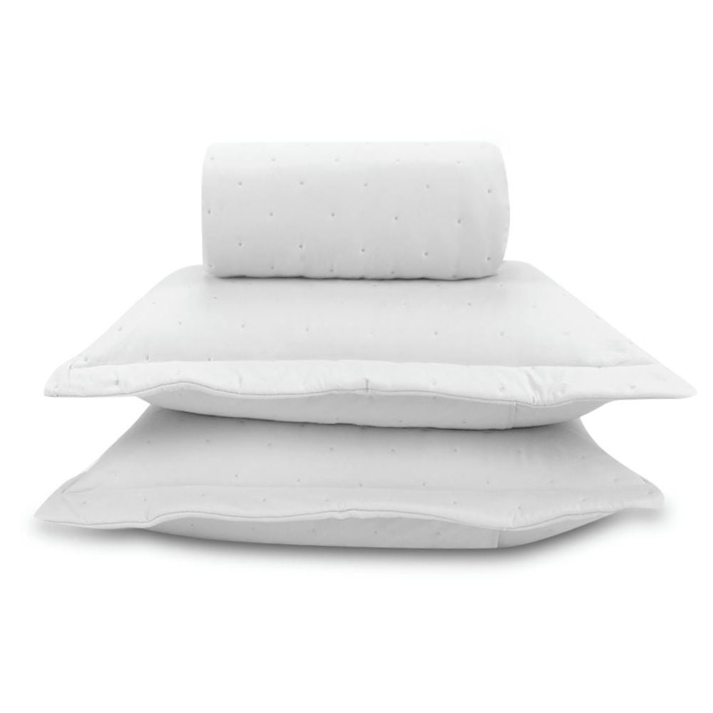 Kit Colcha King Requinte 3 Peças Havan Casa - Branco