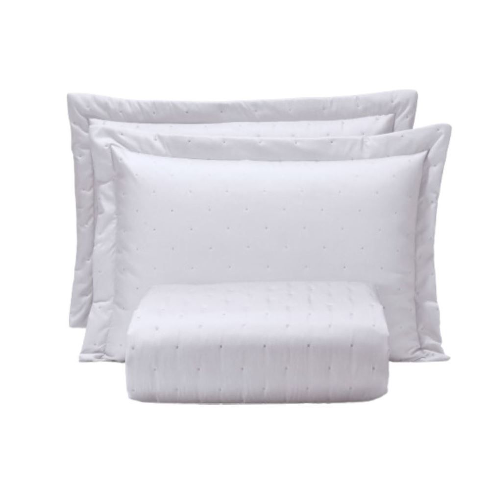 Kit Colcha King Requinte Havan Casa - Branco