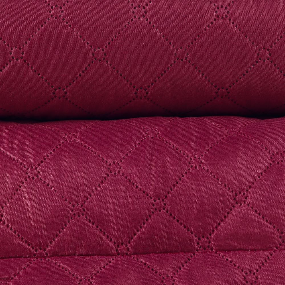 Kit Colcha Queen 100% Poliéster Lisa Versalhes Havan Casa 3 Peças - Rosa Malva