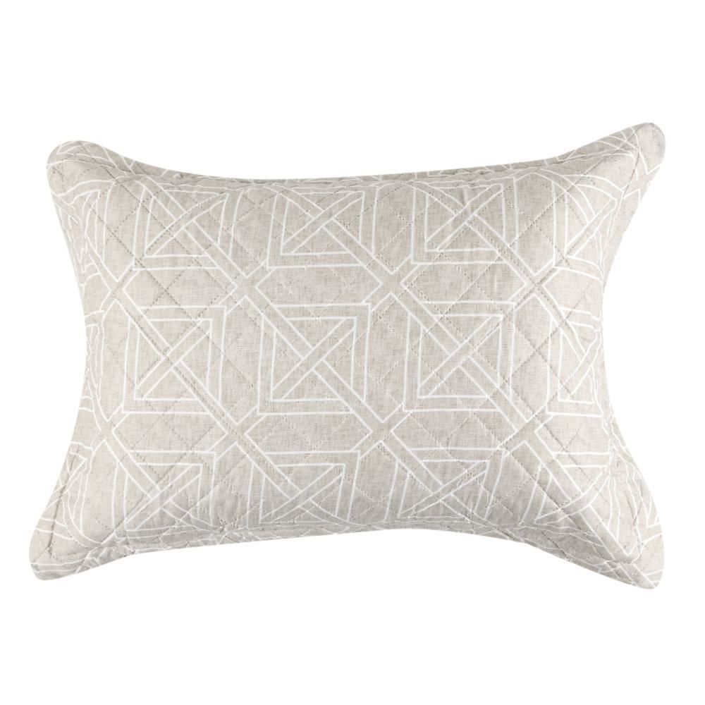 Kit Colcha Queen 100% Poliéster Versalhes Havan Casa 3 Pçs - Colin Bege Geo