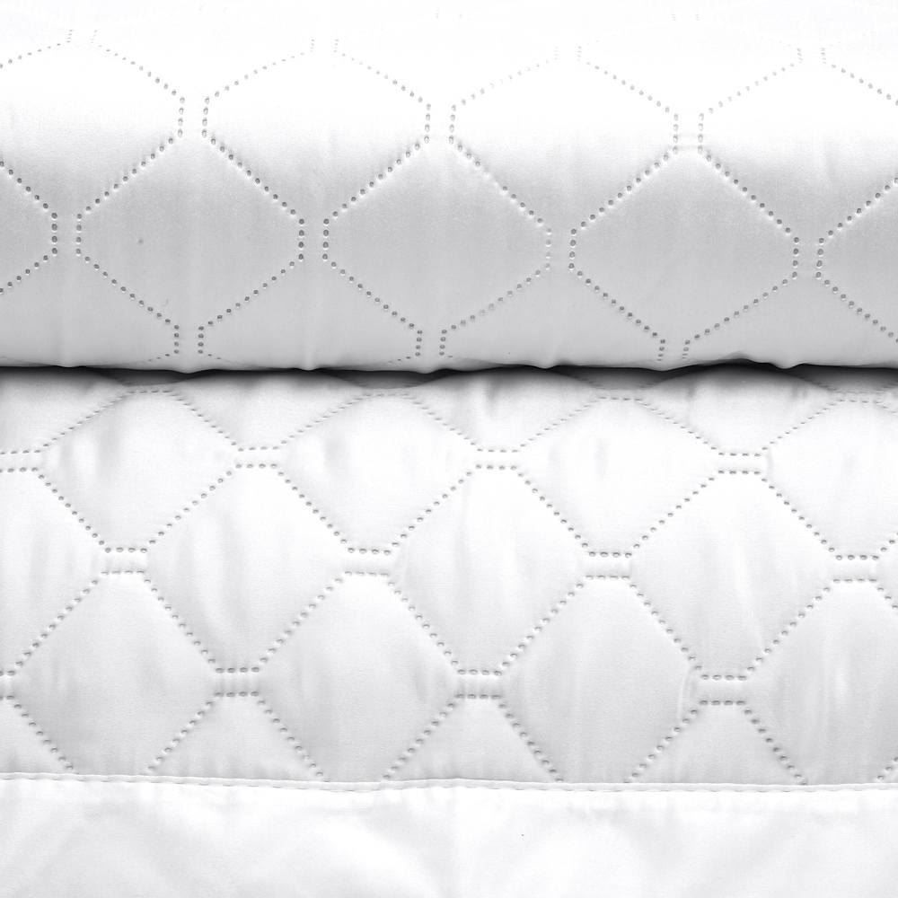 Kit Colcha Queen 100% Poliéster Havan Casa 3 Pçs - Branco