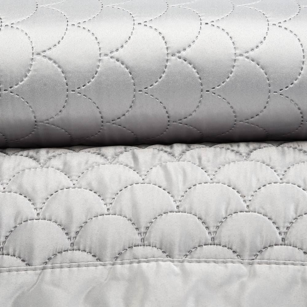 Kit Colcha Queen 100% Poliéster Havan Casa 3 Pçs - Prata