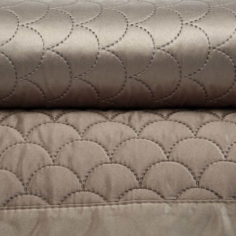 Kit Colcha Queen 100% Poliéster Havan Casa 3 Pçs - Taupe