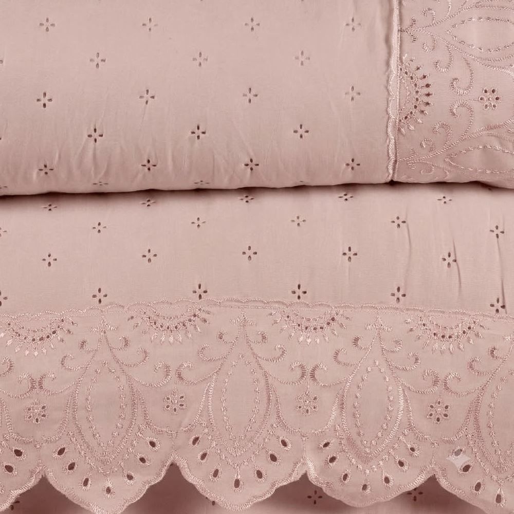 Kit Colcha Queen 3 Peças Imperial Havan Casa - Rosa