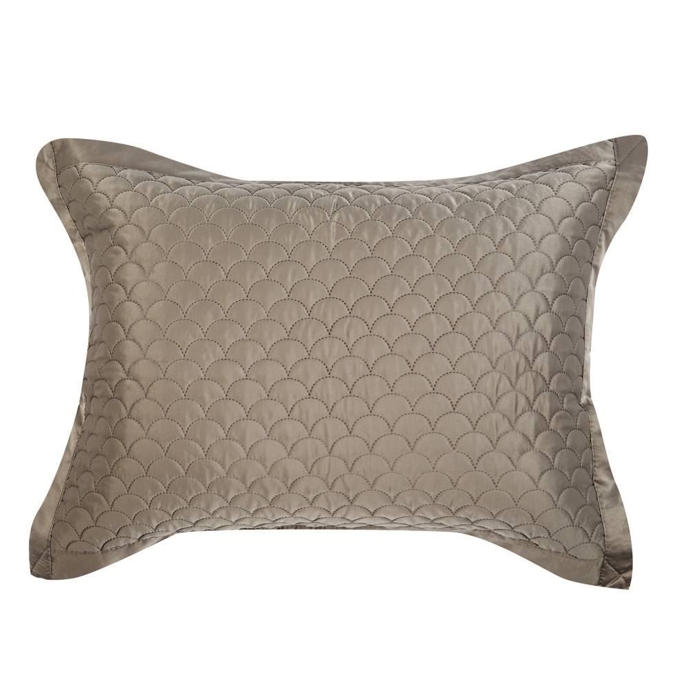 Kit Colcha Queen Acetinada Havan Casa 3 Pçs - Taupe