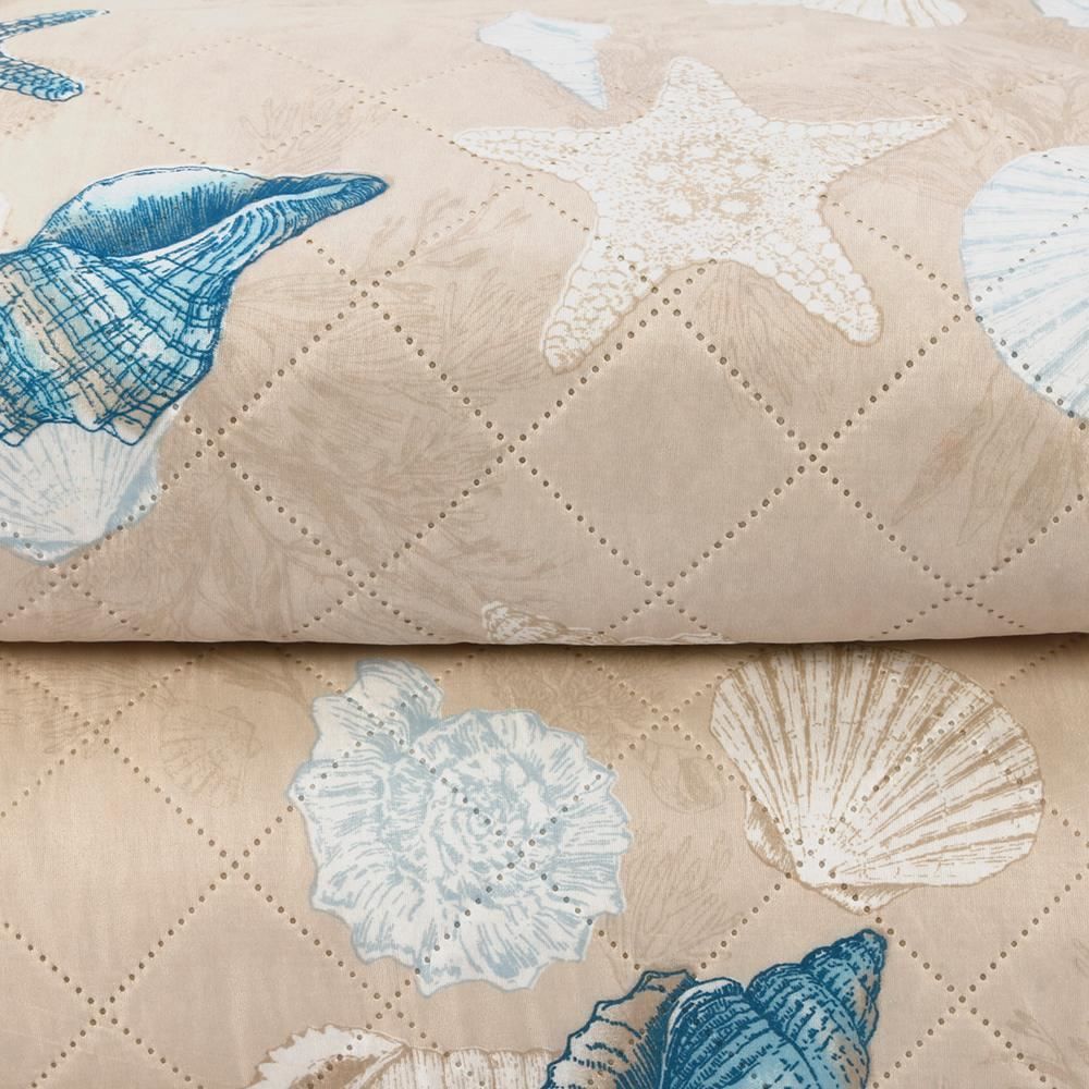 Kit Colcha Queen Estampada Versalhes Havan Casa 3 pçs - Oceano