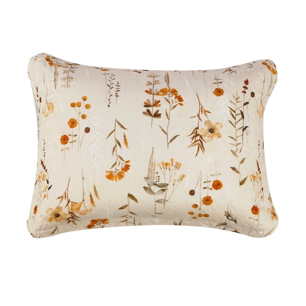 Kit Colcha Queen Estampada Versalhes Havan Casa 3 pçs - Floral Bege