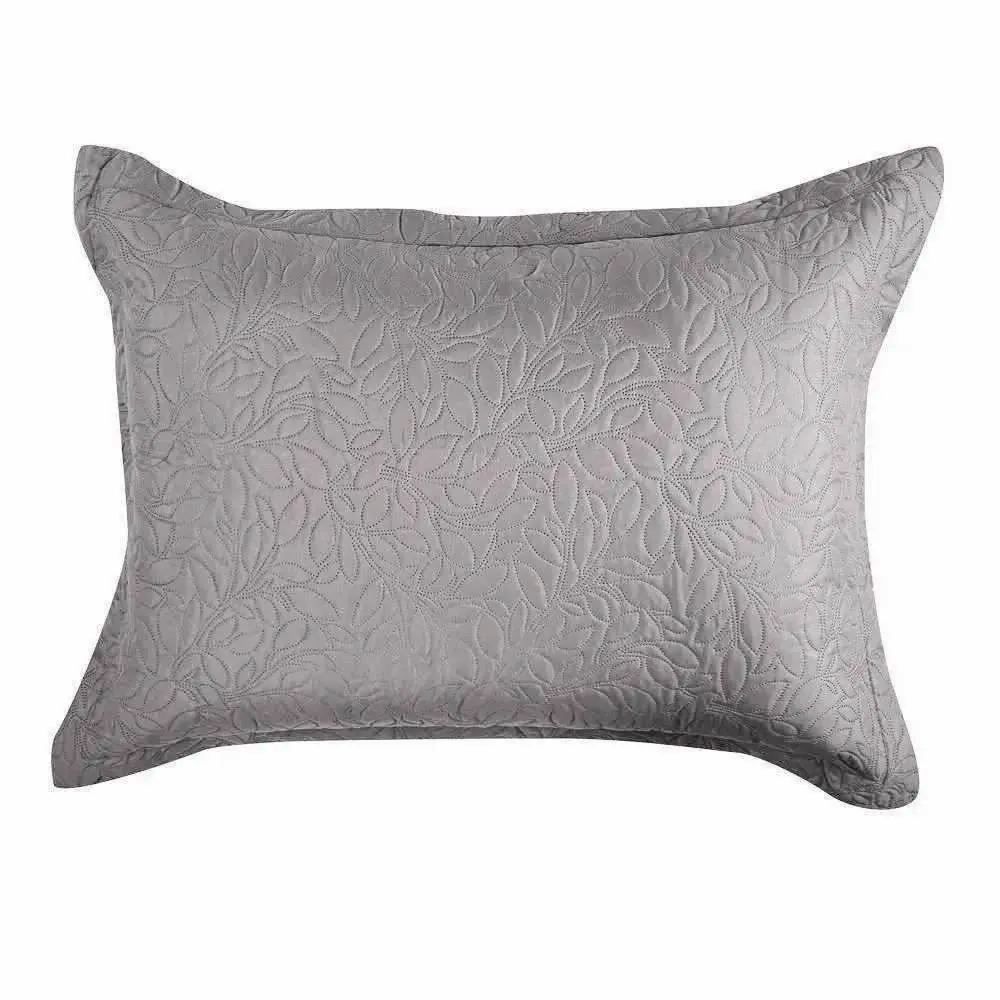 Kit Colcha Queen Lisa Versalhes Havan Casa 3 Pçs - Cinza Amianto