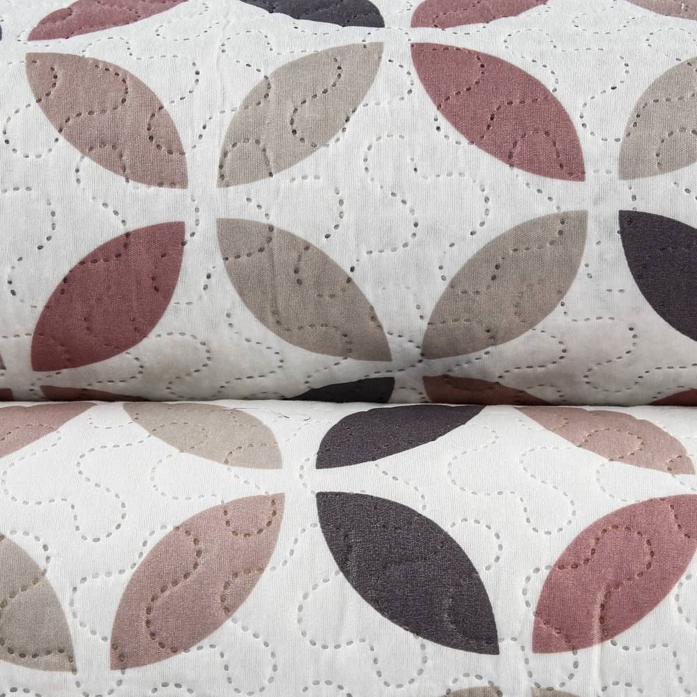 Kit Colcha Queen Versalhes Havan Casa 3 Peças - Devon Cinza Geo