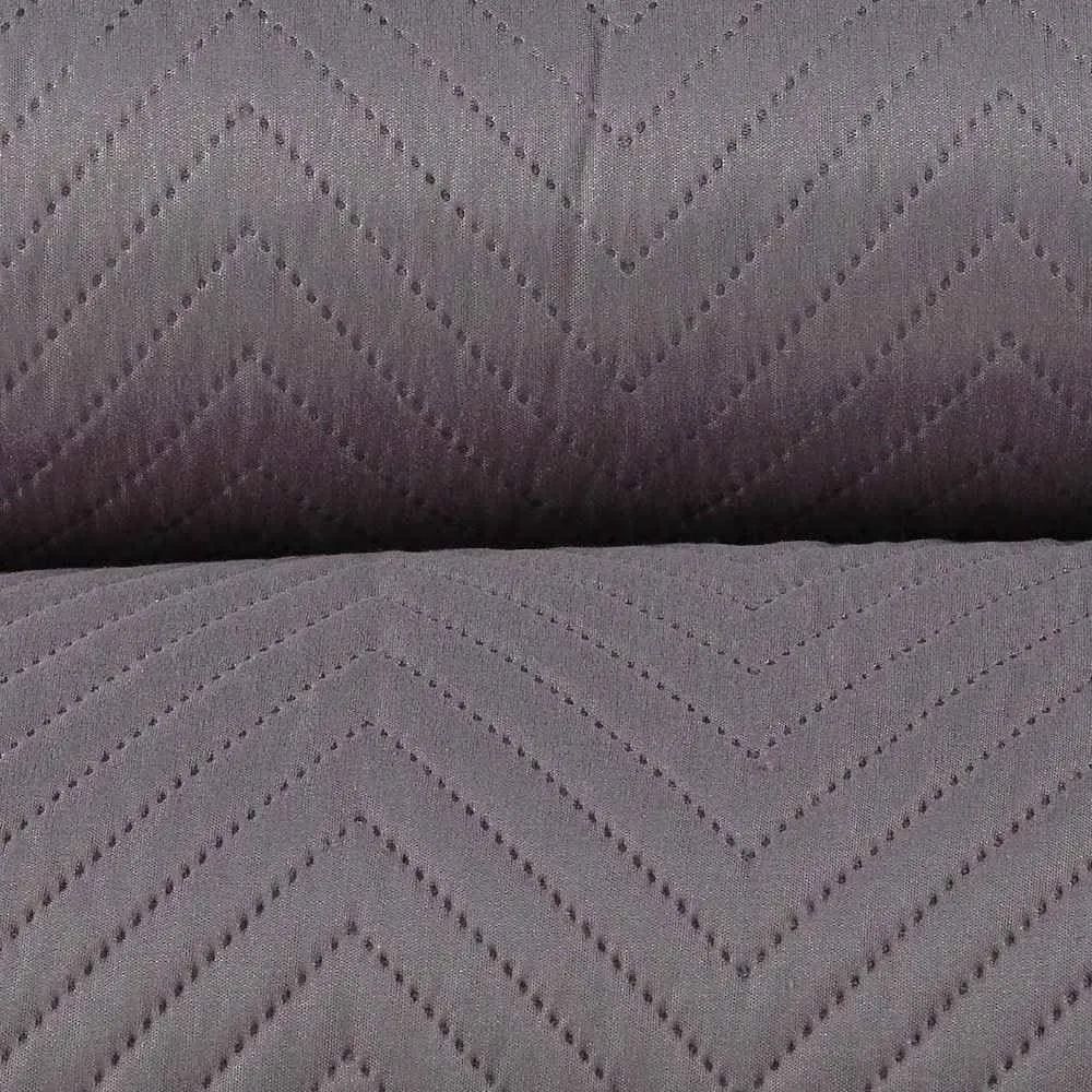 Kit Colcha Queen Versalhes Lisa Havan Casa 3 pçs - Cinza Urbano