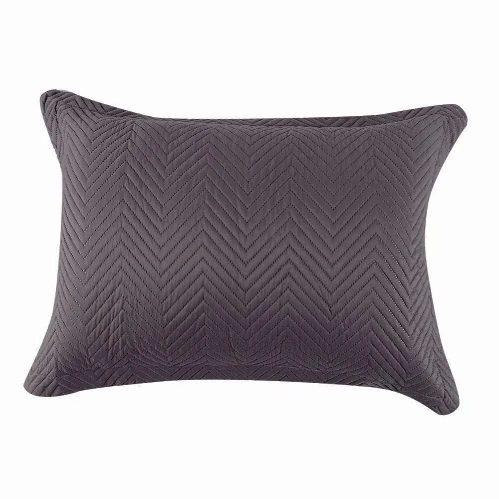 Kit Colcha Queen Versalhes Lisa Havan Casa 3 pçs - Cinza Urbano