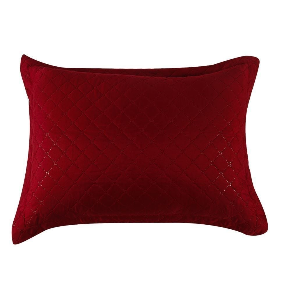 Kit Colcha Queen Versalhes Lisa Havan Casa 3 pçs - Bloodstone