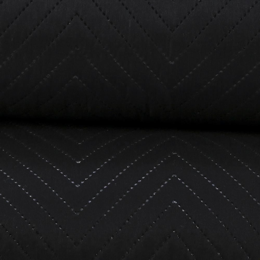 Kit Colcha Queen Versalhes Lisa Havan Casa 3 pçs - Preto