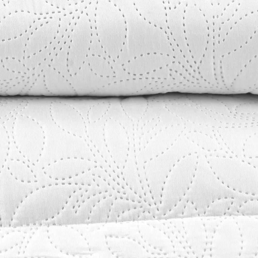 Kit Colcha Queen Versalhes Lisa Havan Casa 3 pçs - Branco