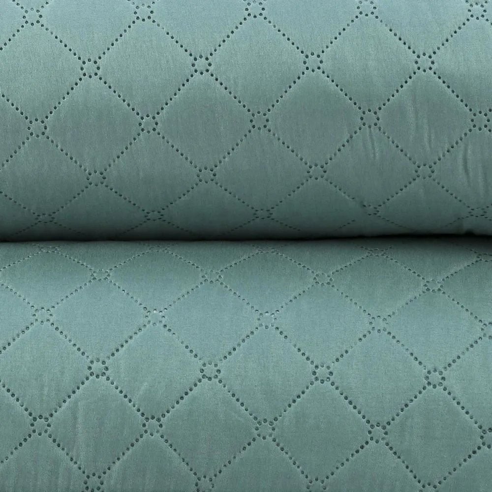 Kit Colcha Solteiro 100% Poliéster Versalhes Havan Casa 2 Peças - Verde