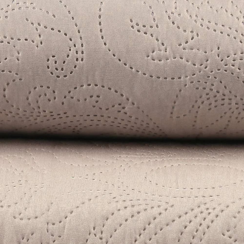 Kit Colcha Solteiro Microfibra Lisa Rozac 2 Pçs - Bege Cru