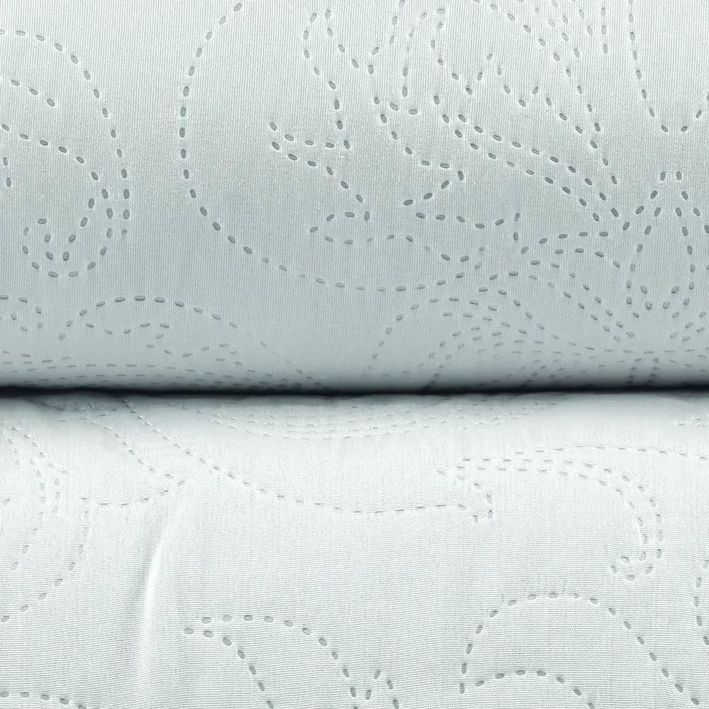 Kit Colcha Solteiro Microfibra Lisa Rozac 2 Pçs - Branco