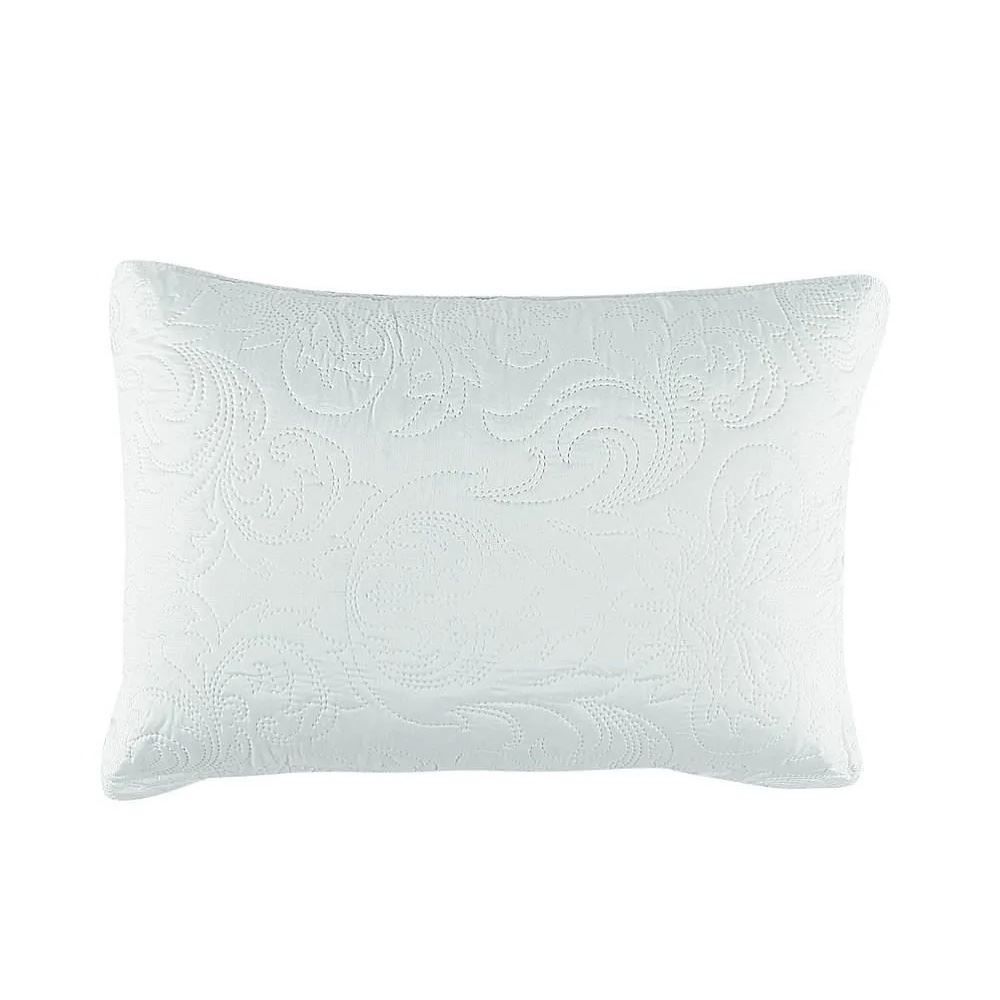 Kit Colcha Solteiro Microfibra Lisa Rozac 2 Pçs - Branco