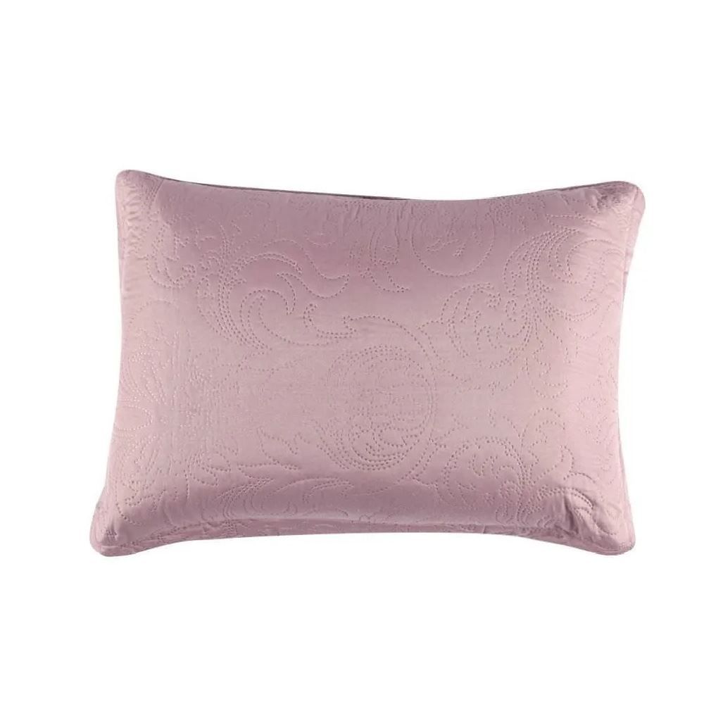 Kit Colcha Solteiro Microfibra Lisa Rozac 2 Pçs - Violeta