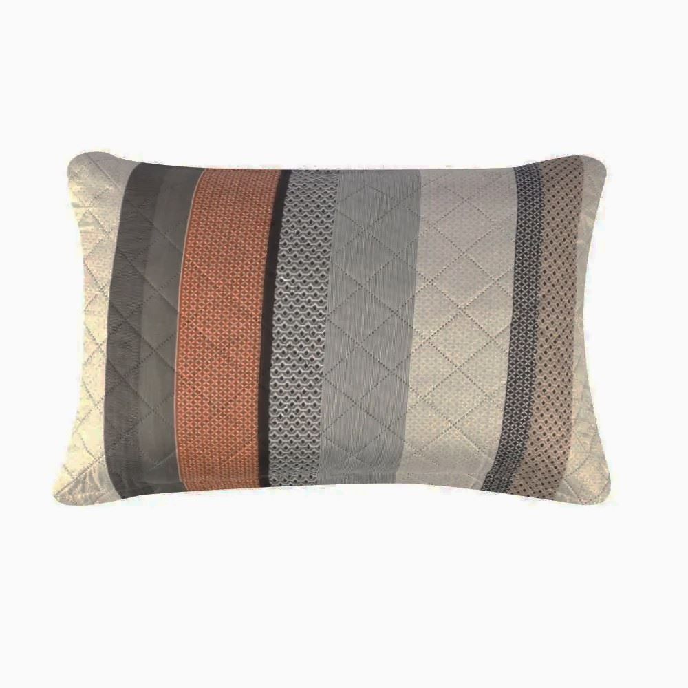 Kit Colcha Solteiro Estampada Versalhes Havan Casa 2 Peças - Geo Cinza