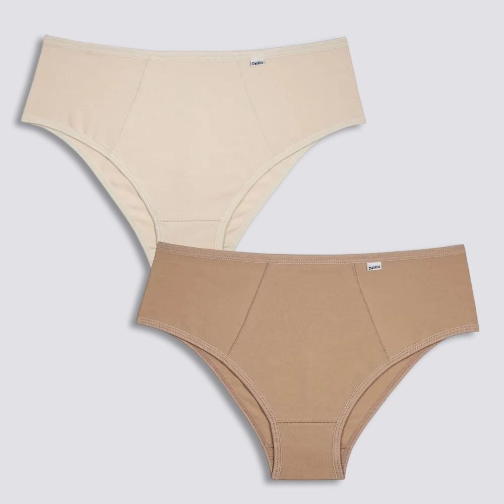 Kit com 2 Calcinhas Reforçado Cotton DelRio