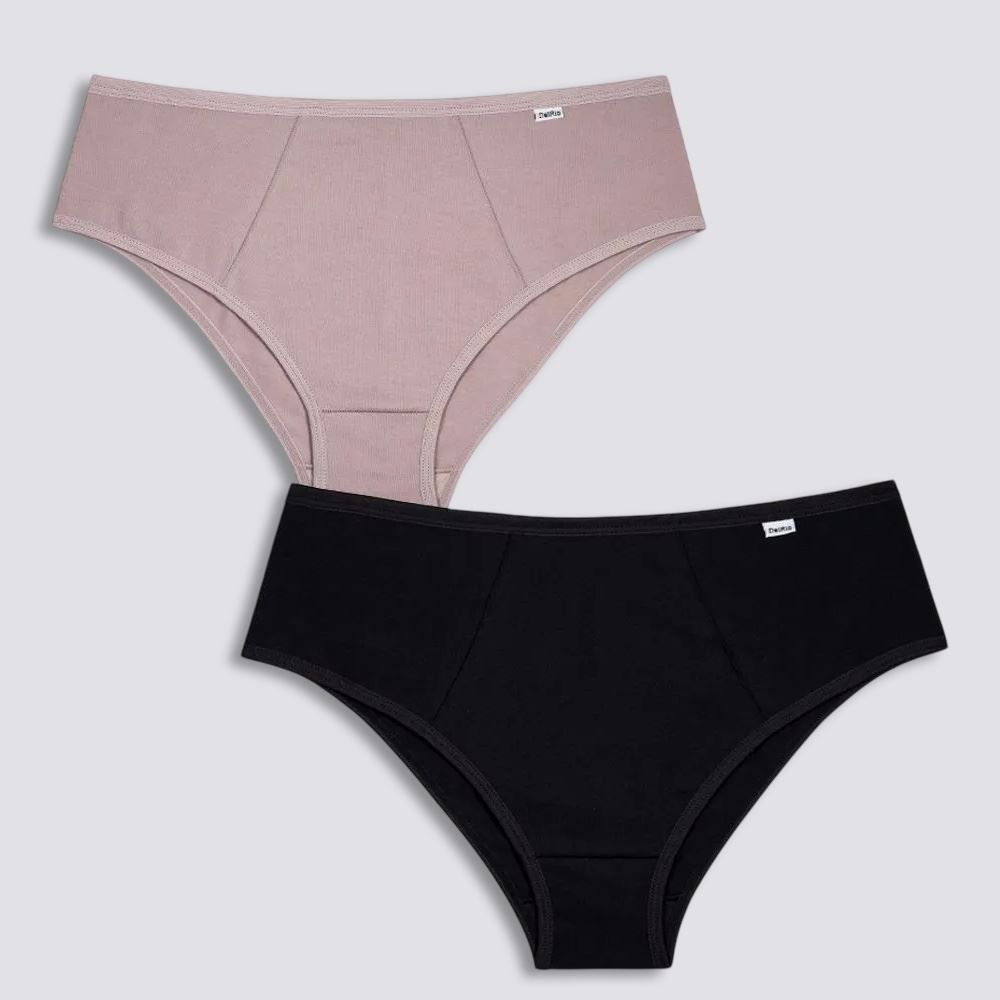 Kit com 2 Calcinhas Reforçado Cotton DelRio