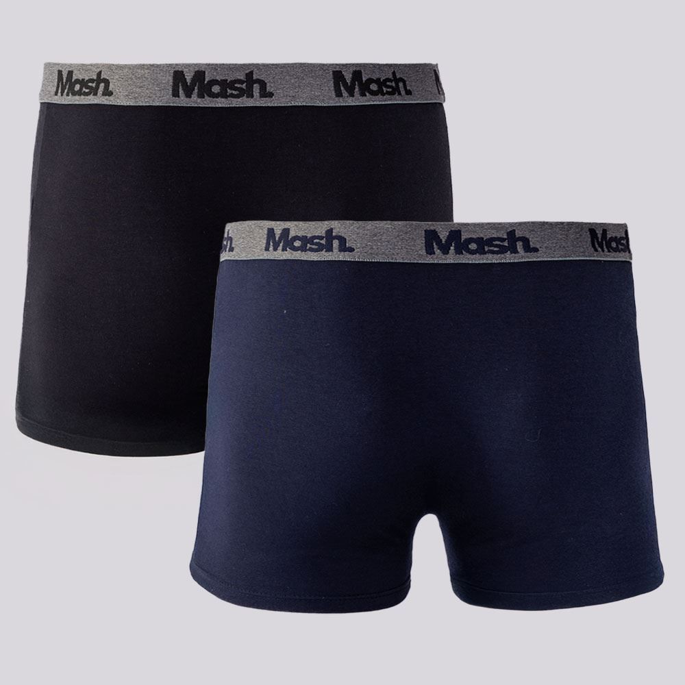 Kit 2 Cuecas Boxer Algodão Mash