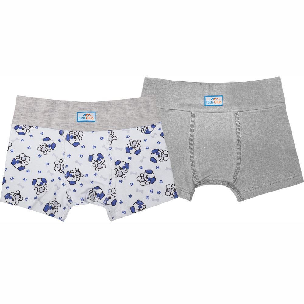 Kit com 2 Cuecas Boxer de Bebê DelRio Ref BX23501
