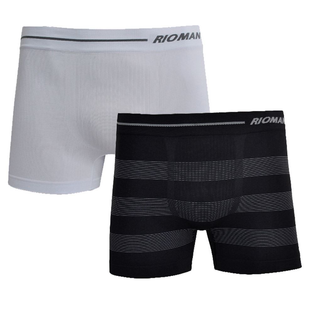 Kit com 2 Cuecas Boxer Microfibra DelRio