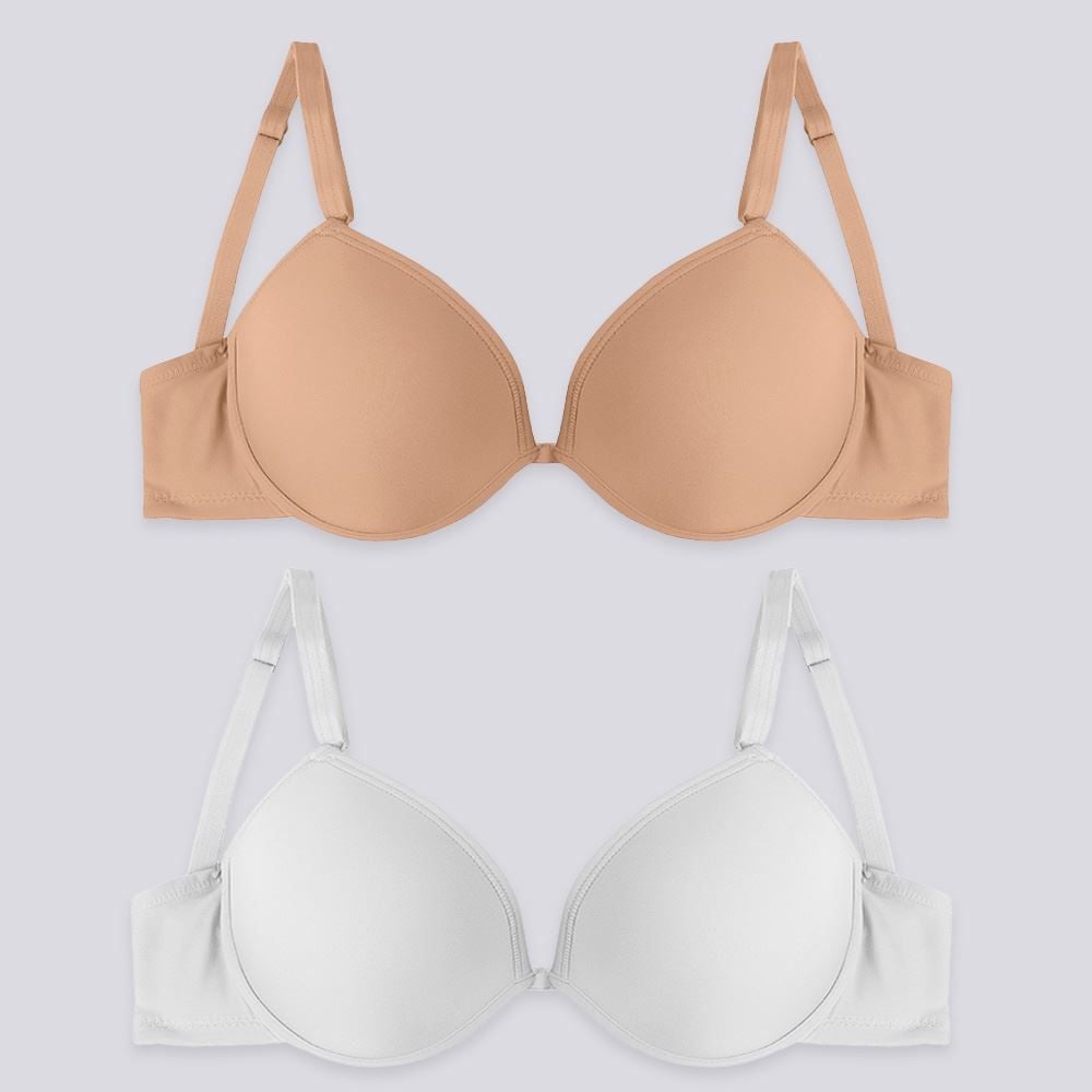Kit com 2 Sutiãs com Bojo Delrio