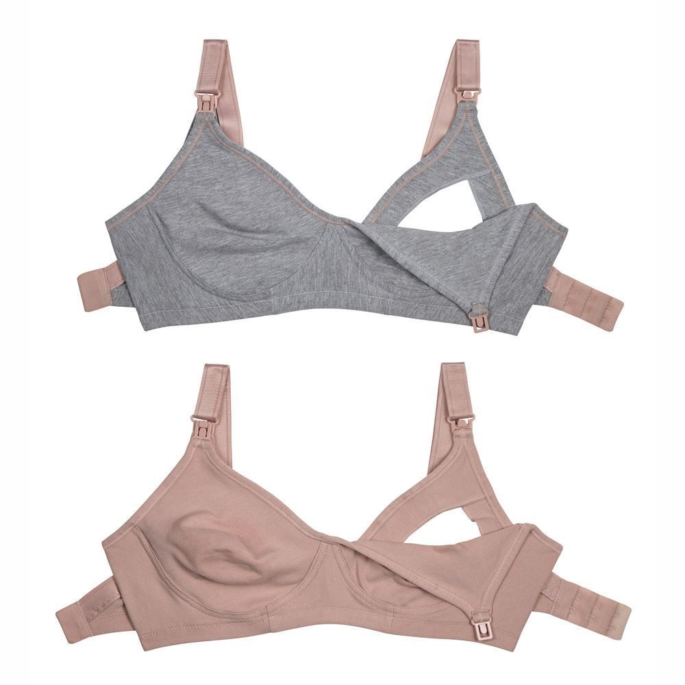 Kit com 2 Sutiãs Amamentação Duo DelRio Ref 40205