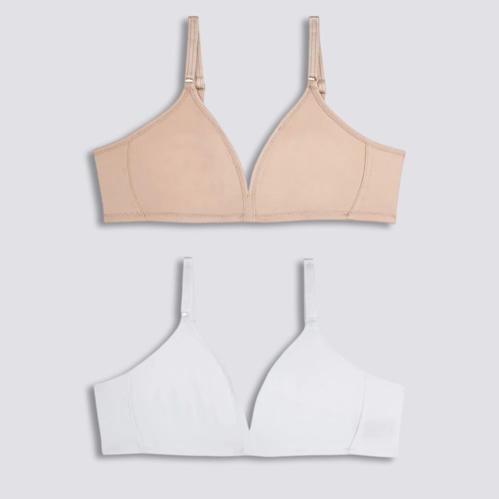 Kit com 2 Sutiãs sem Bojo Delrio