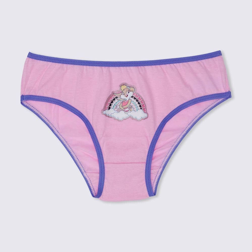 Kit Com 3 Calcinhas 4 a 10 Anos Infantil Looney Tunes