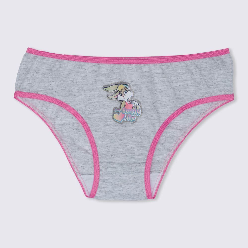 Kit Com 3 Calcinhas 4 a 10 Anos Infantil Looney Tunes