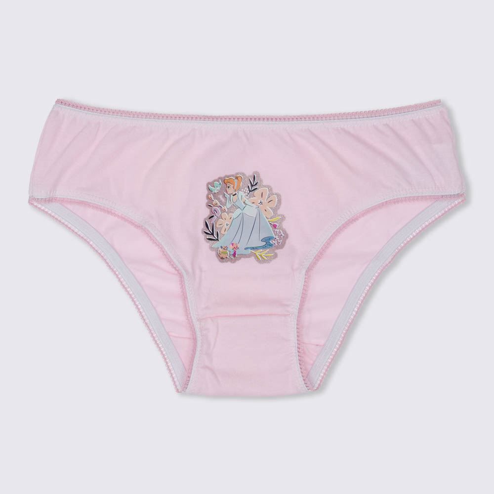 Kit Com 3 Calcinhas 4 a 10 Anos Infantil Princesas 211 Disney