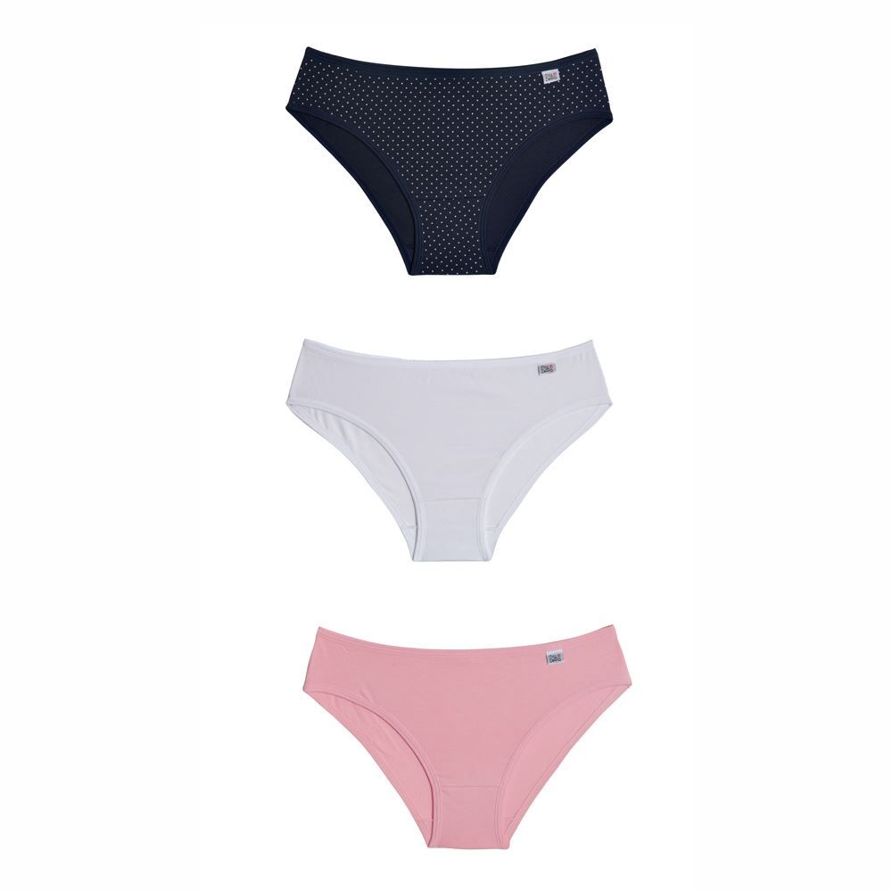 Kit com 3 Calcinhas Miss Del Rio Ref 51309