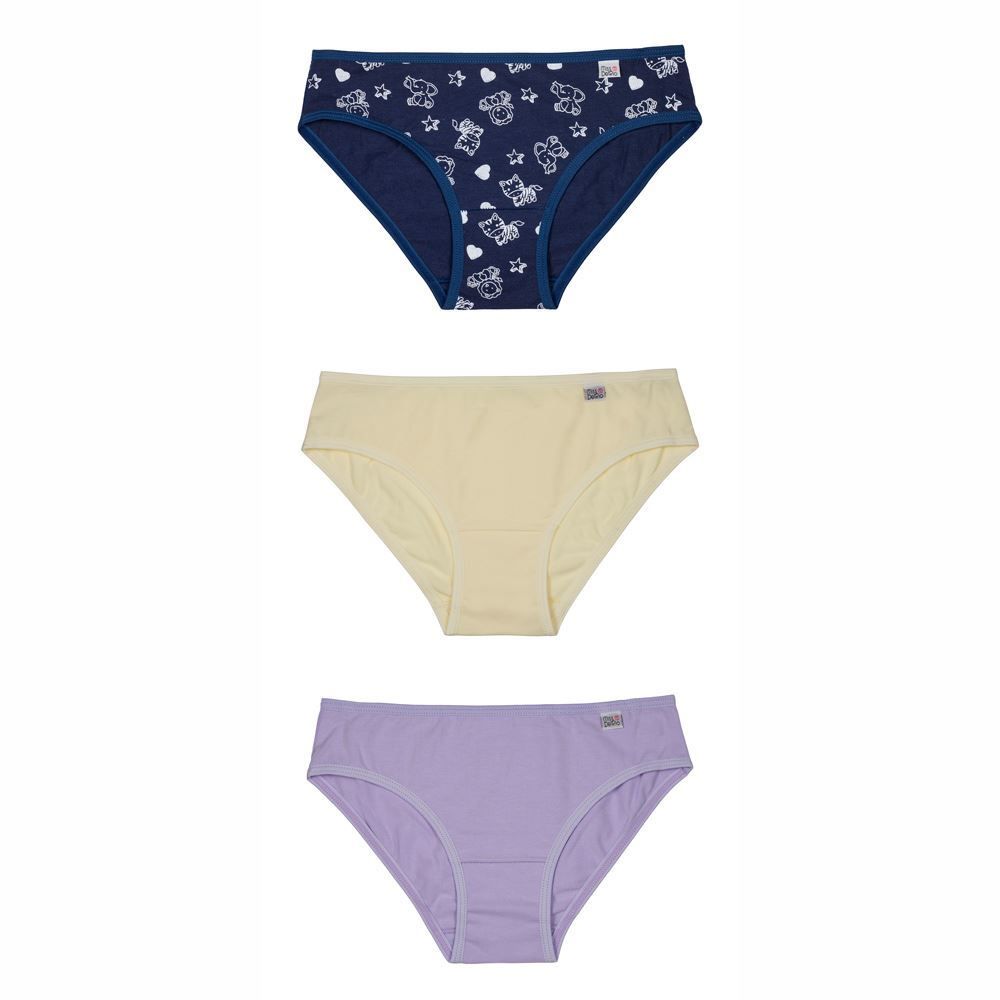 Kit com 3 Calcinhas Miss Del Rio Ref 51309