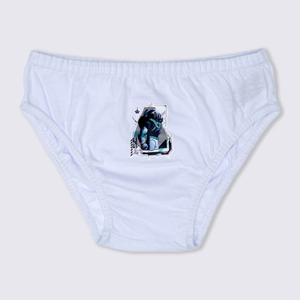 Kit 3 Cuecas Infantil 4 a 10 anos Infantil Buzz 210 Disney