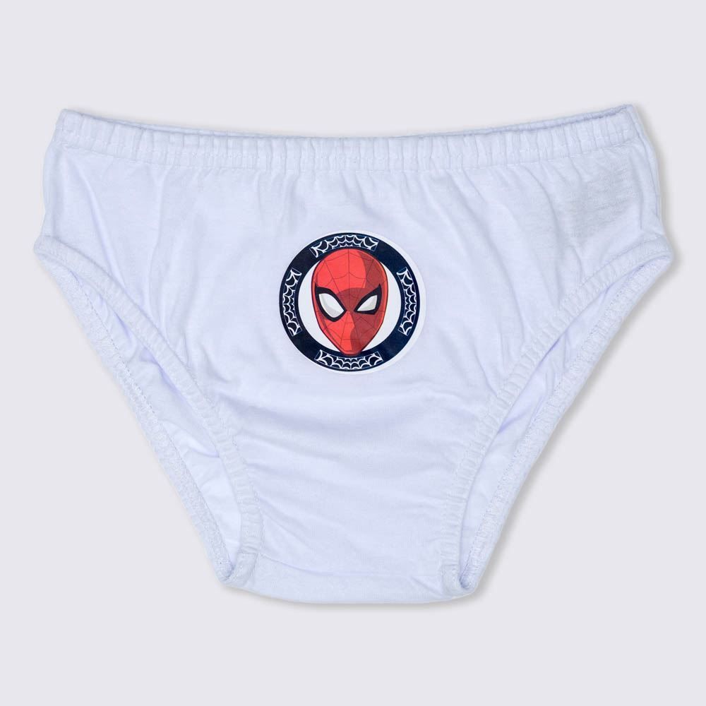 Kit com 3 Cuecas 4 a 10 anos Infantil Spider Man 134 Marvel