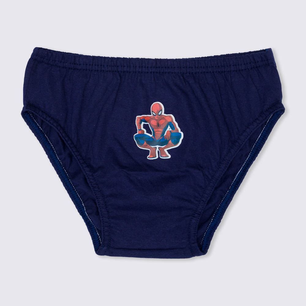 Kit com 3 Cuecas 4 a 10 anos Infantil Spider Man 134 Marvel