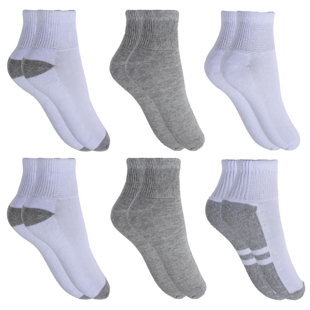 Kit Com 6 Meias Soquete Punho Anatômico Risk - KIT CLARO 39-43