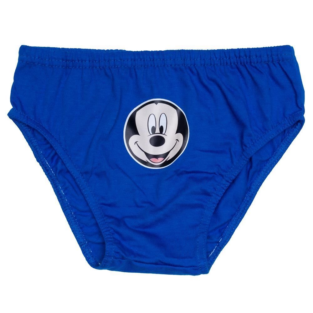Kit Cueca Infantil 3 Peças 4 a 10 Anos Mickey Disney