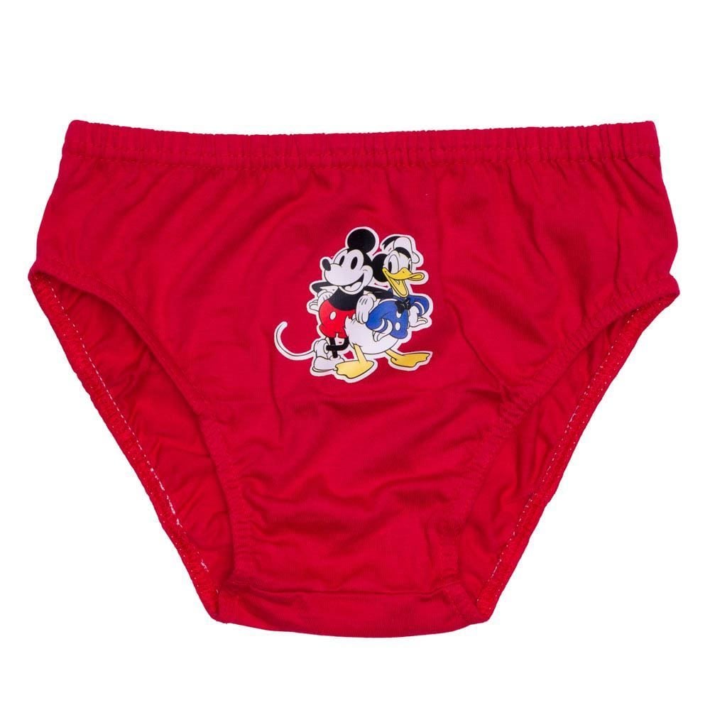 Kit Cueca Infantil 4 a 10 Anos 3 Peças Mickey Disney