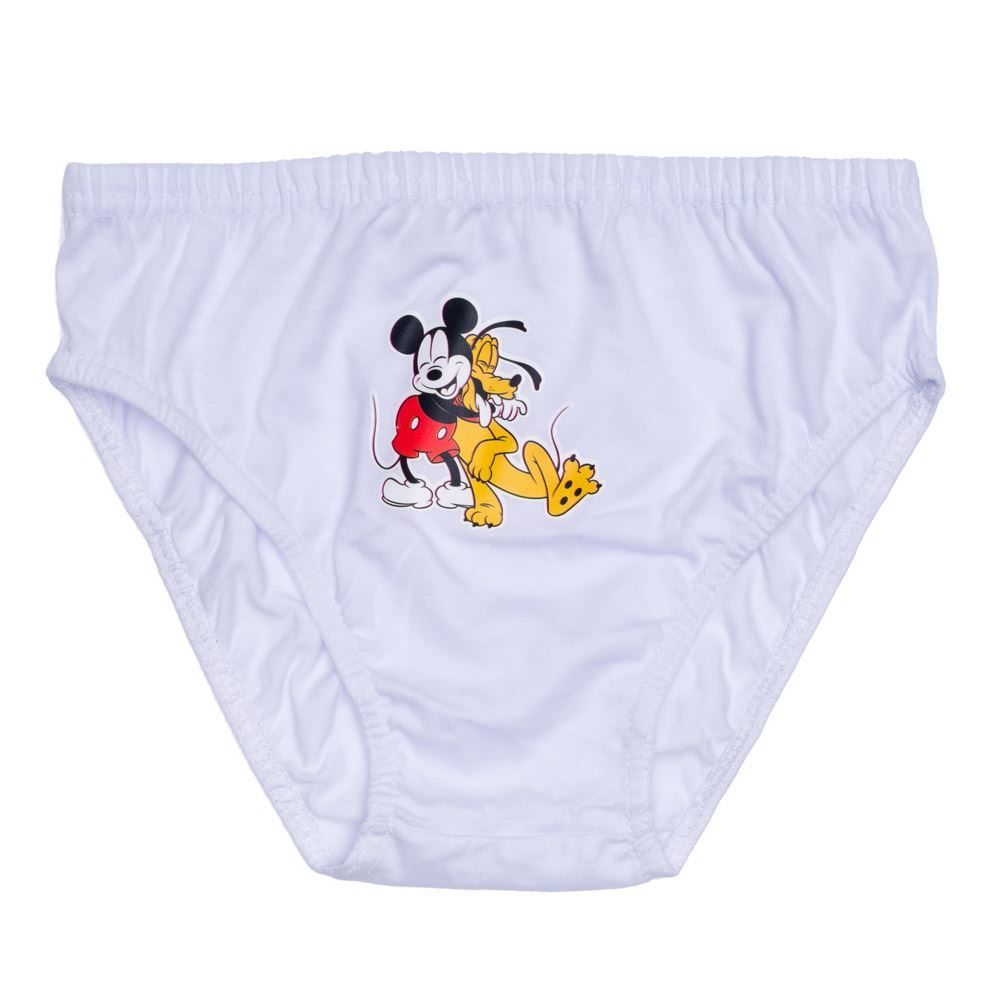 Kit Cueca Infantil 4 a 10 Anos 3 Peças Mickey Disney